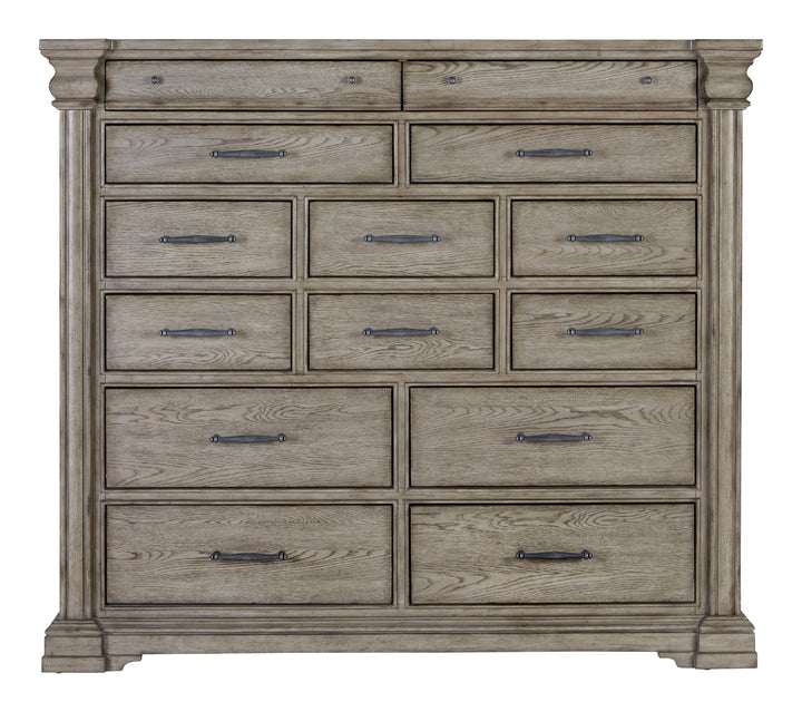 Madison Ridge Heritage Taupe 14 Drawer Master Chest - P091127