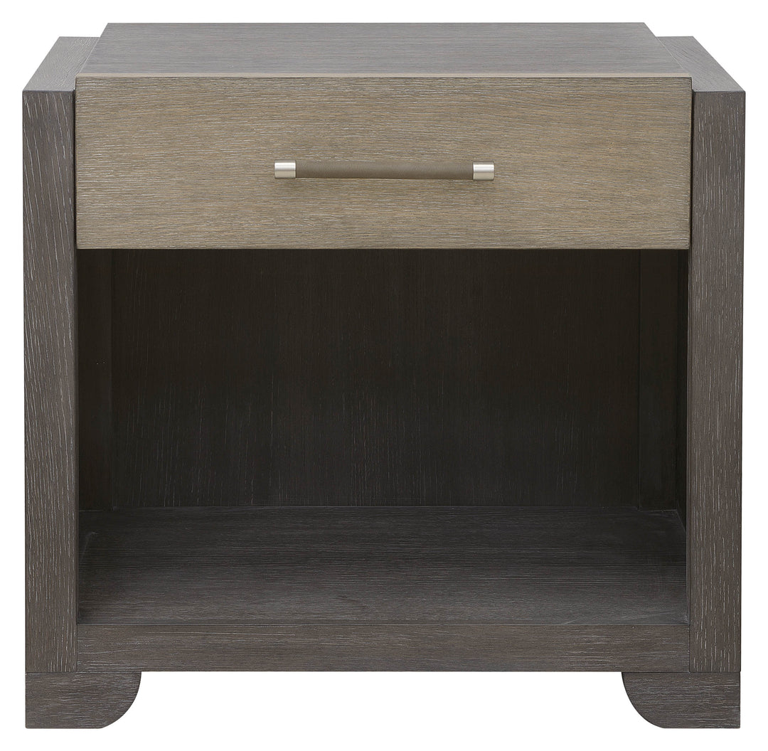 Anderson Park Moose Trail And Frontier Brown Open Nightstand - P402141