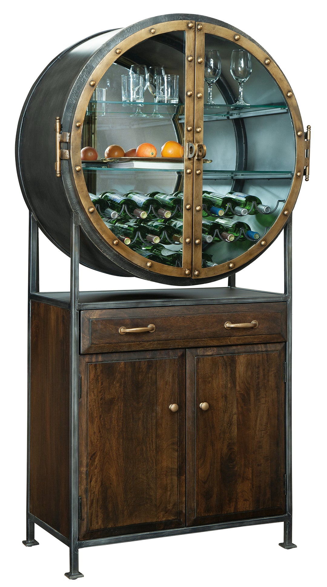 American Home Furniture | Howard Miller - Rob Roy Wine & Bar Cabinet