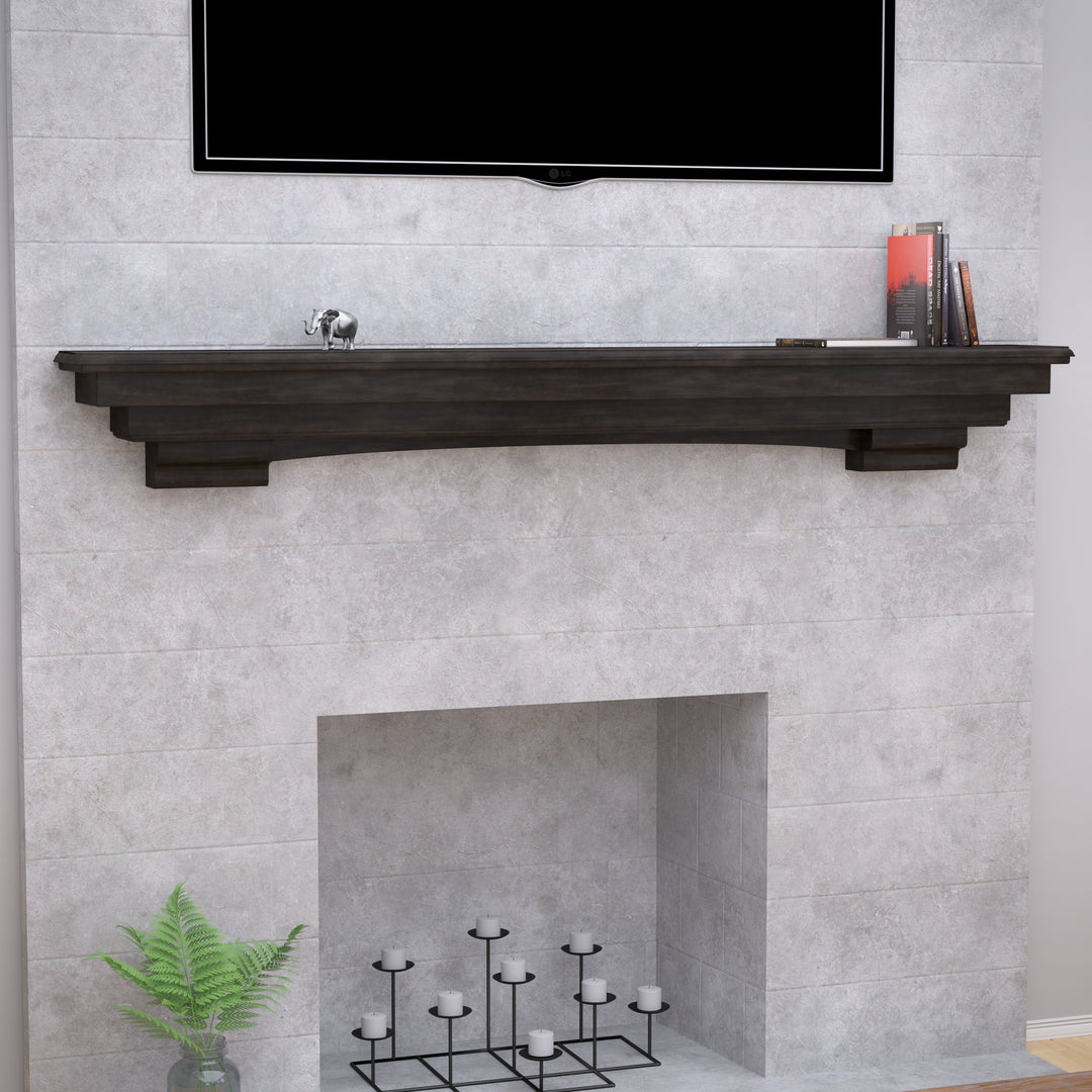 American Home Furniture | SEI Furniture - Alconbury Fireplace Mantel Shelf