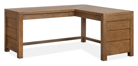 Plum Creek Sierra Brown L Desk - H5768-04