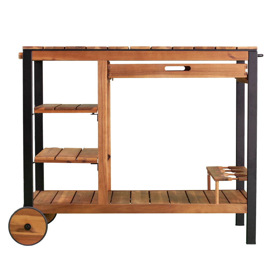 American Home Furniture | SEI Furniture - Murcott Outdoor Bar Cart