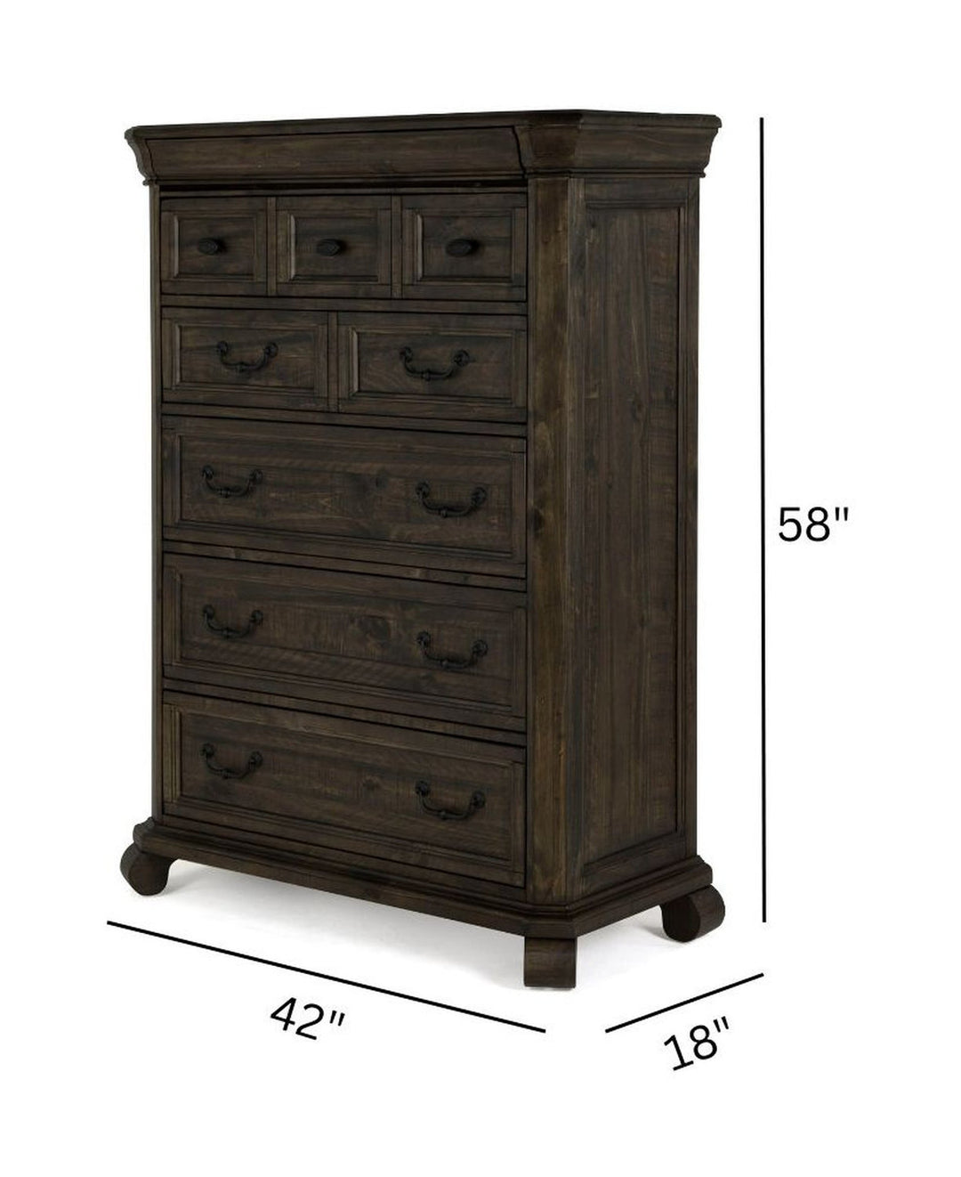 Bellamy Peppercorn Drawer Chest - B2491-10