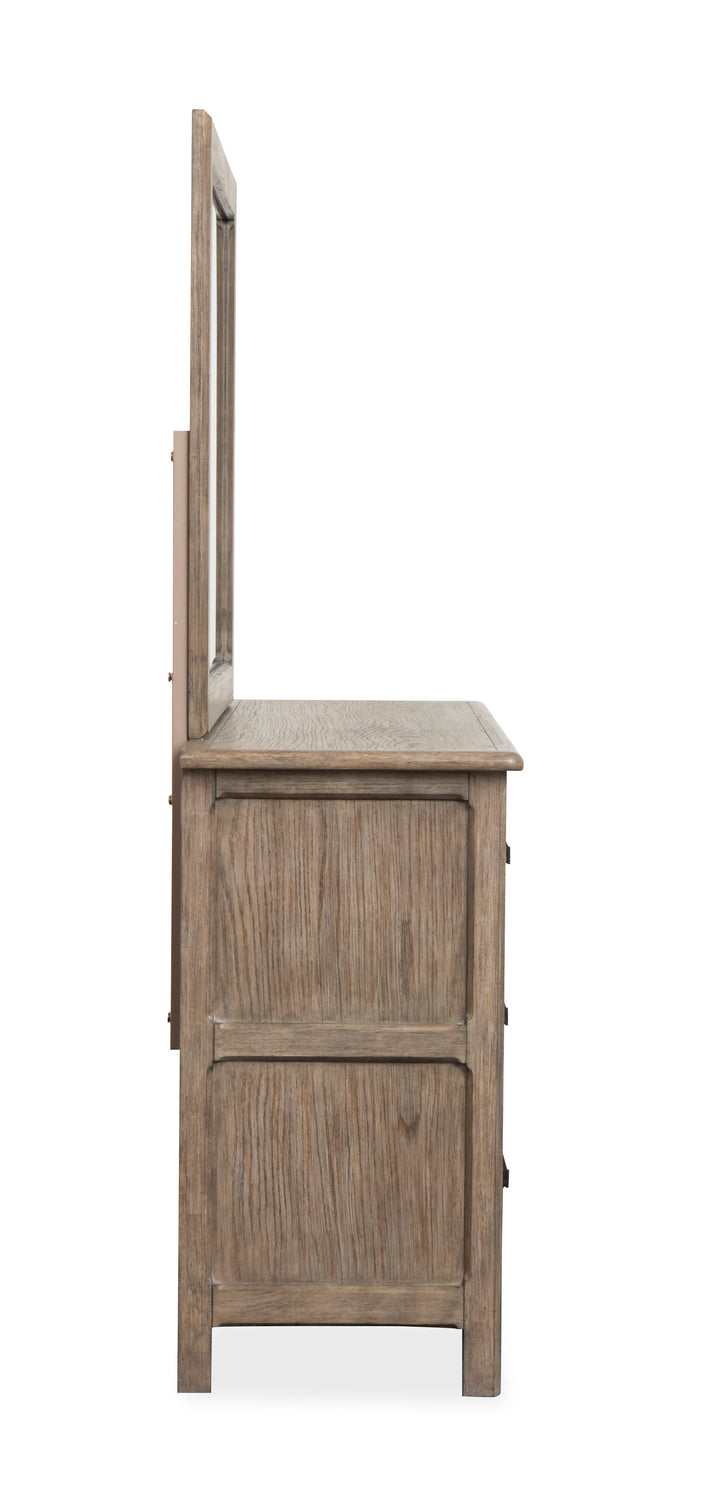Claremont Smokey Taupe Dresser With Landscape Mirror - B5942-2240