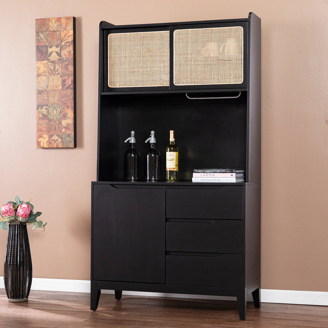 Carondale Tall Buffet Cabinet w/ Storage - AmericanHomeFurniture