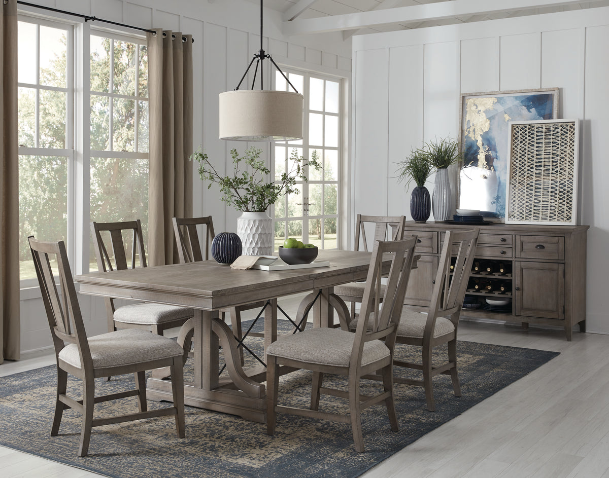 Paxton Place Dovetail Grey Buffet - D4805-14