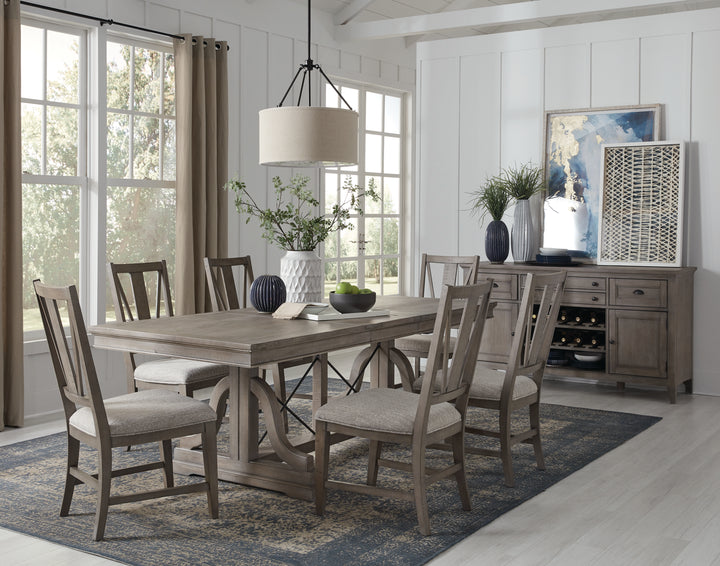 Paxton Place Dovetail Grey Buffet - D4805-14