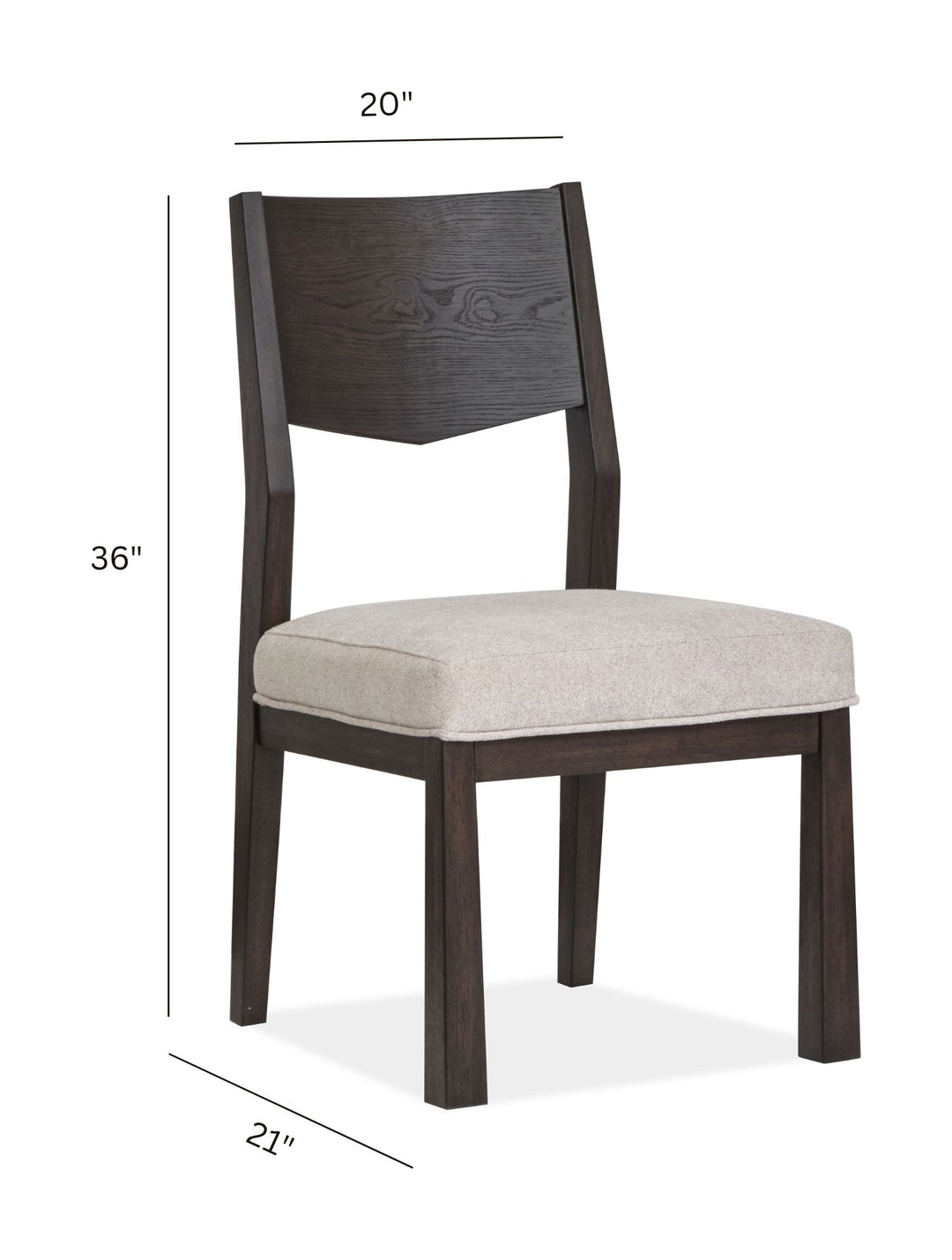 Tauren Coffee Bean Side Chair - Set of 2 - D6434-62