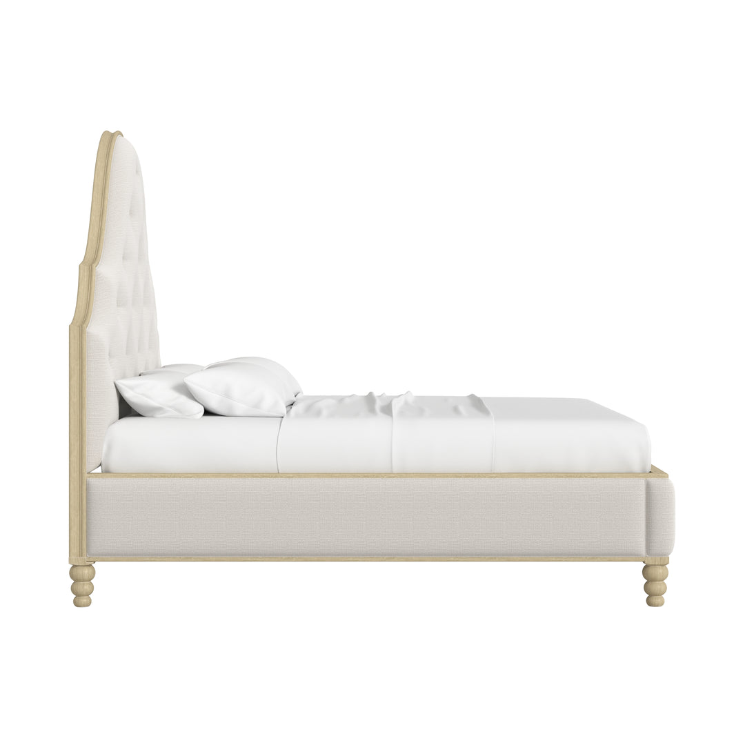 Haven QN Uph Bed-Sundrch Oak