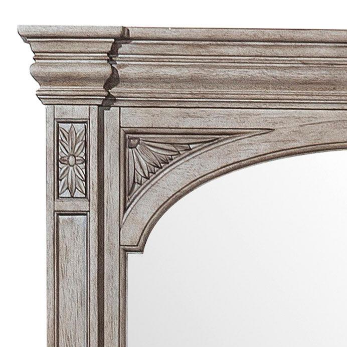 Kingsbury Beveled Dresser Mirror - AmericanHomeFurniture