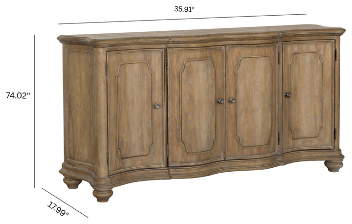 Weston Hills Flax Seed 4 Door Buffet - P293300