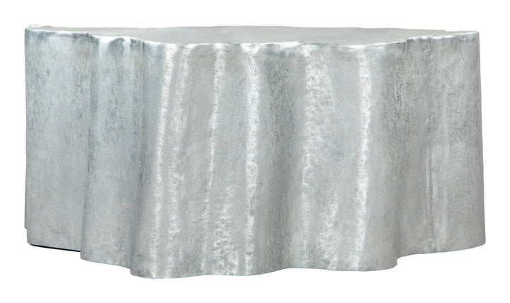 Kortha Coffee Table Antique Silver - AmericanHomeFurniture