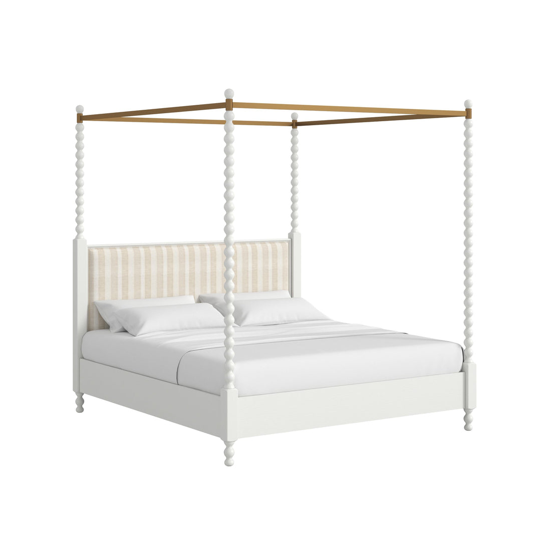 Haven KG Uph Canopy Poster Bed