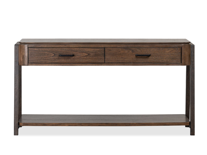 Hallie Milk Chocolate And Dark Chocolate Rectangular Sofa Table - T6355-73