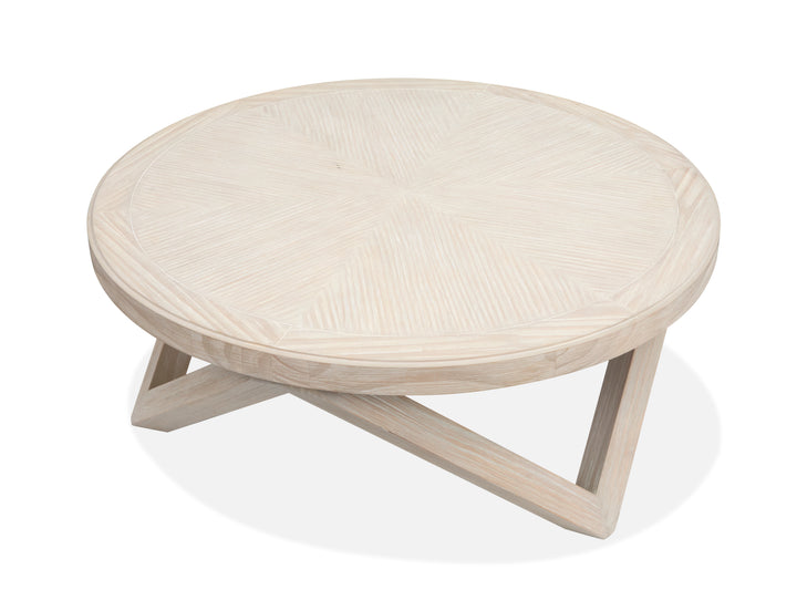 Bostwick Coconut Cream Round Cocktail Table - T6340-45