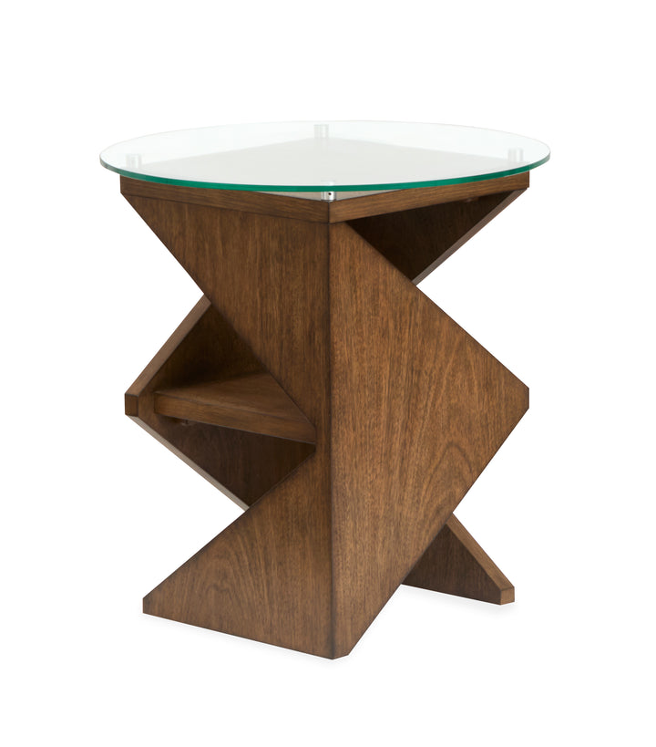 Vector Russet Round Accent Table - T6502-35