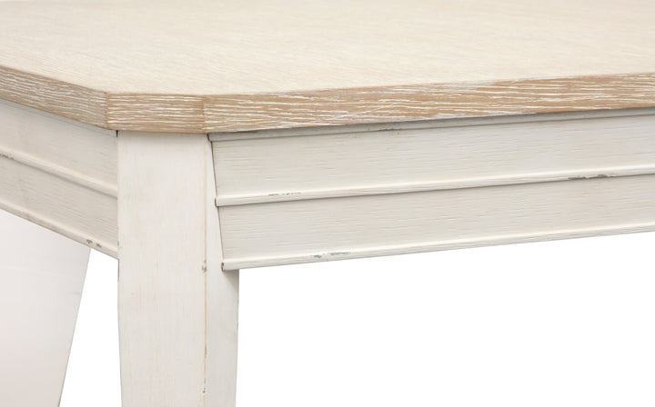 Echo Isles Sea Pearl And Driftwood Extendable Rectangular Dining Table - D6310-20