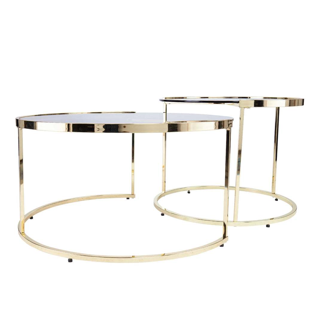 Martley 2pc Nesting Cocktail Table Set - AmericanHomeFurniture