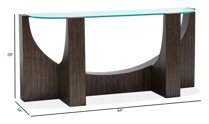 Beckham Rustic Tavern Console Sofa Table - T6336-86