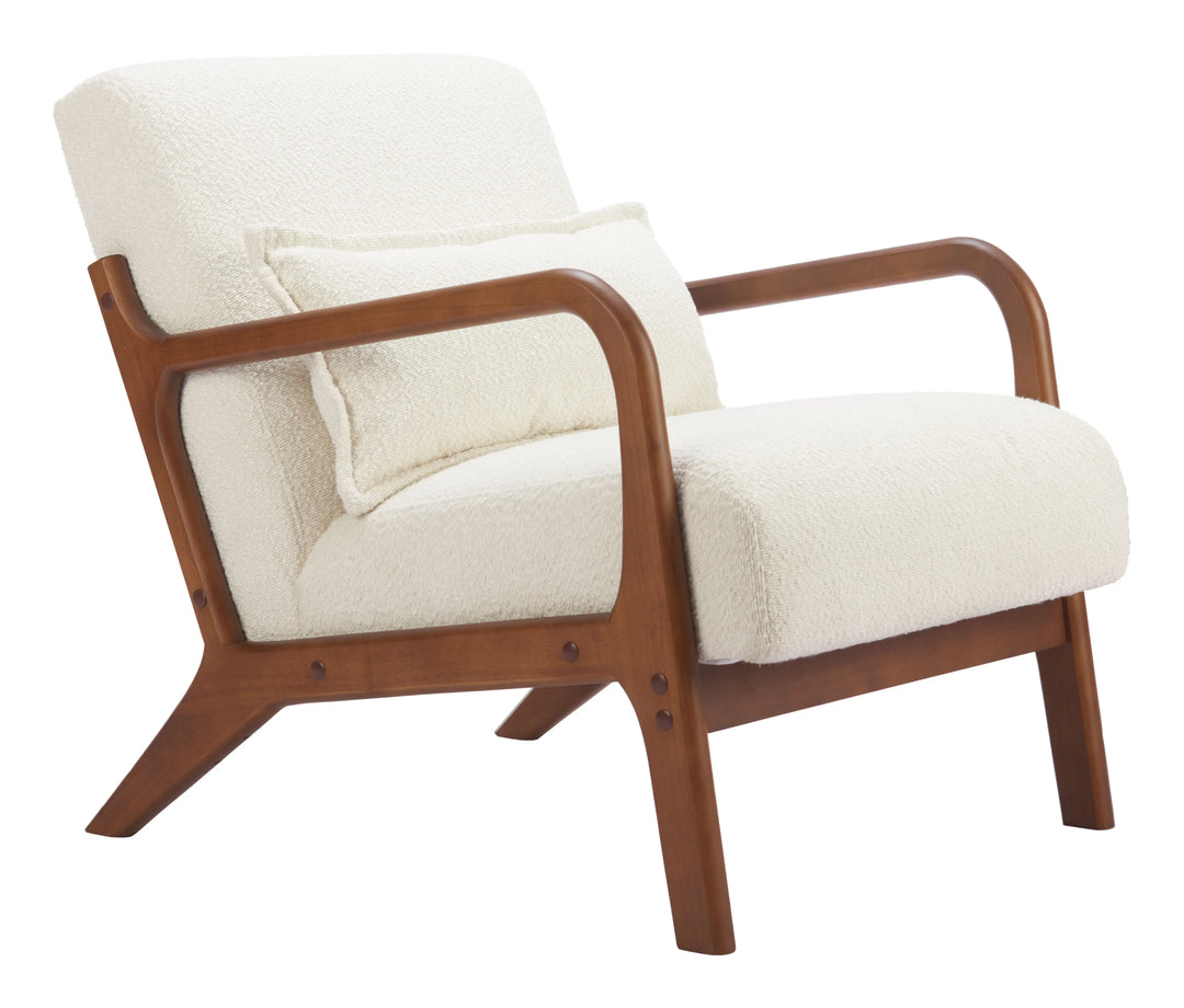 Macio Accent Chair Cream - AmericanHomeFurniture