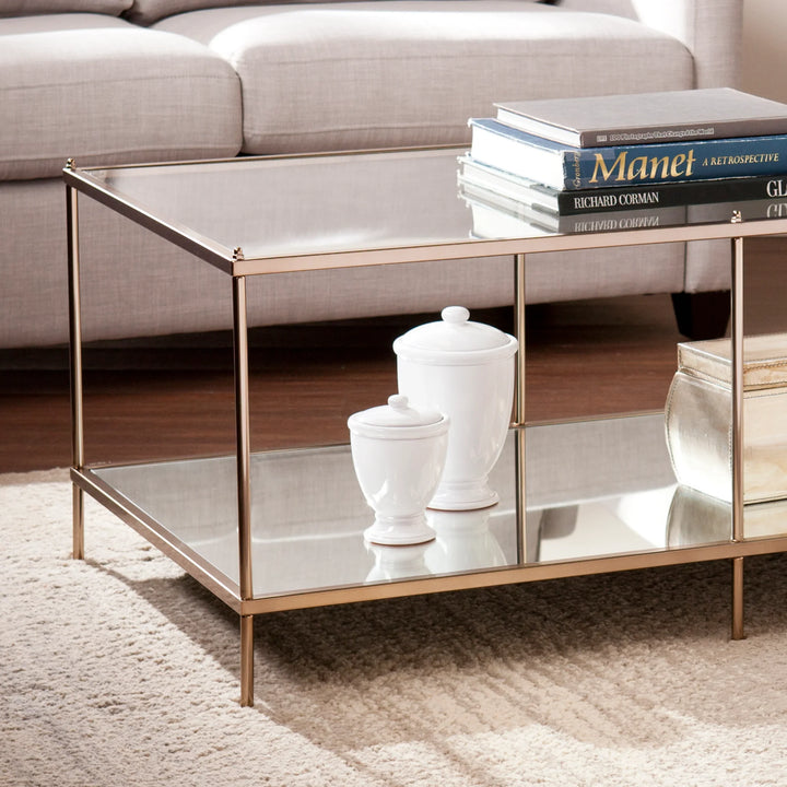 Knox Cocktail Table - Copper - AmericanHomeFurniture