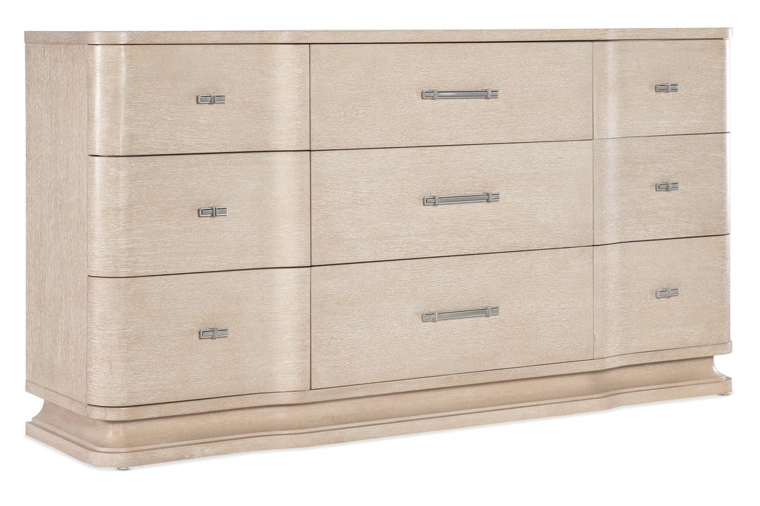 American Home Furniture Hooker Furniture Nouveau Chic Nine Drawer Dresser