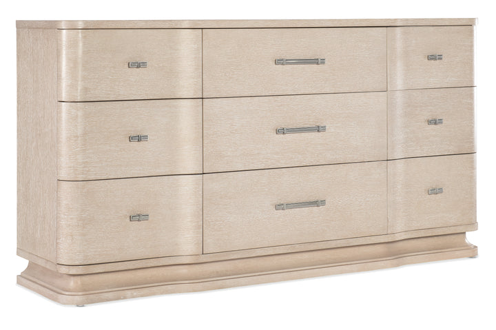 American Home Furniture Hooker Furniture Nouveau Chic Nine Drawer Dresser