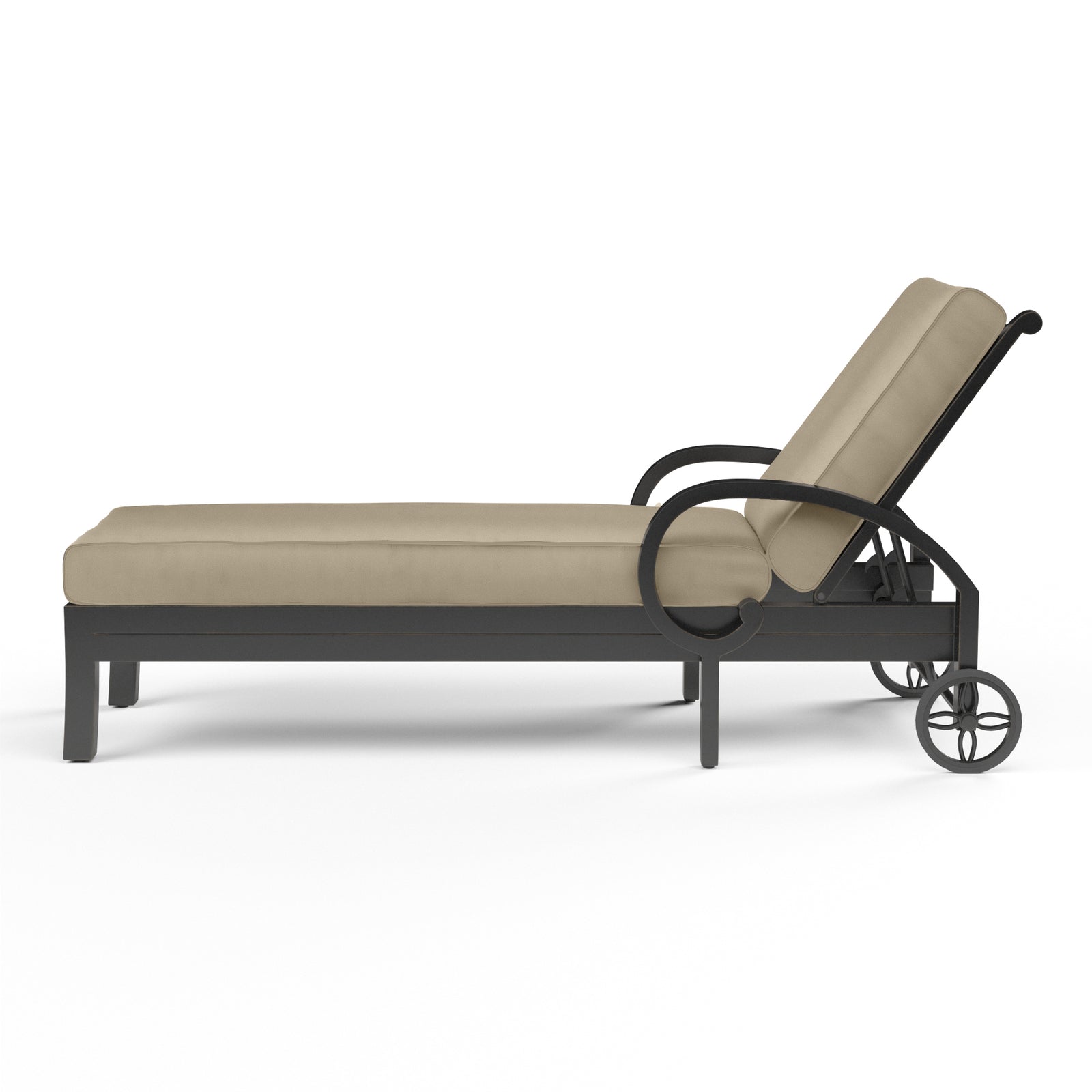 Monterey Chaise Lounge in Linen Stone w/ Selt Welt