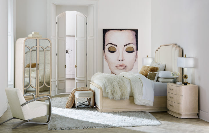 American Home Furniture Hooker Furniture Nouveau Chic Three Drawer Nightstand