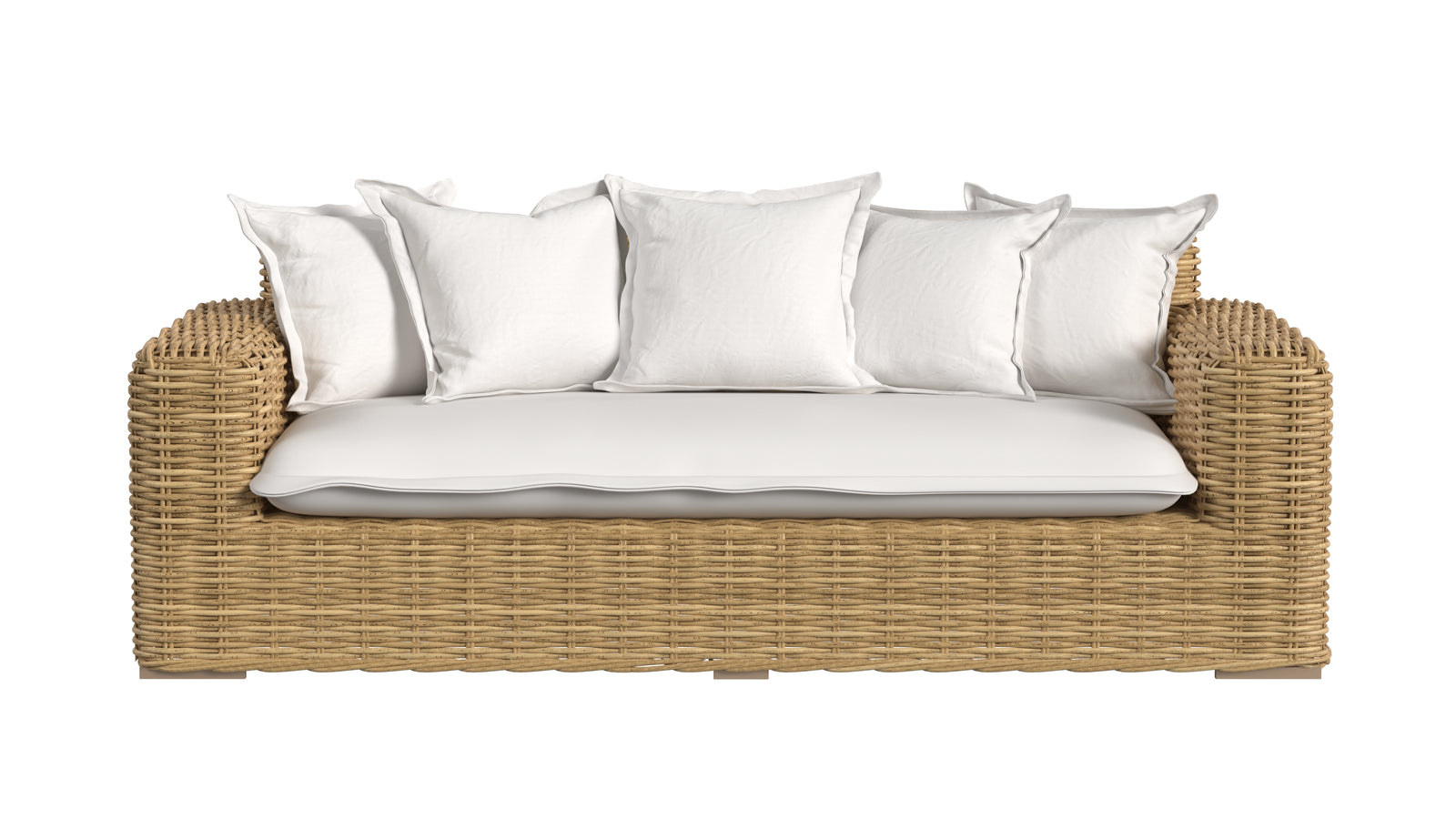 Playa Loveseat in Soothe Pearl w/ Flange Welt