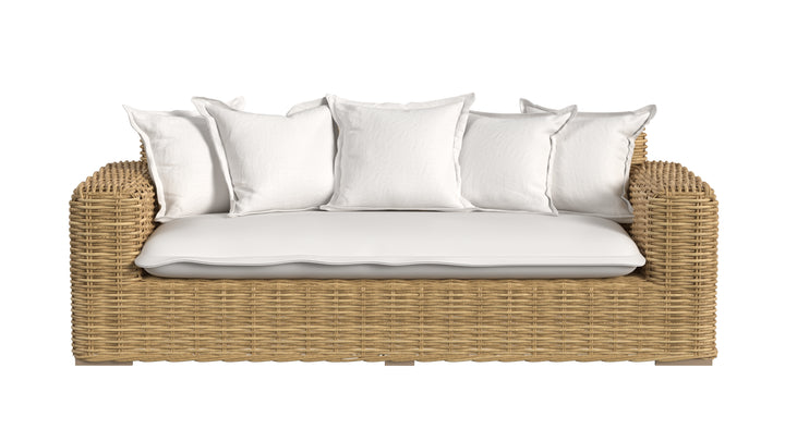Playa Loveseat in Soothe Pearl w/ Flange Welt