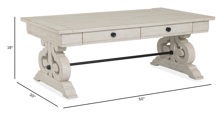 Bronwyn Alabaster Rectangular Cocktail Table - T4436-43