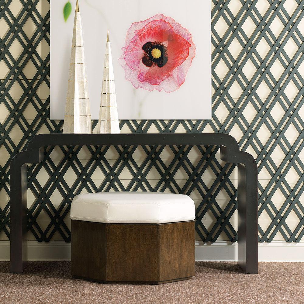 Woodbridge Jewel Bunching Ottoman OTTOMANS, POUFS, + STOOLS