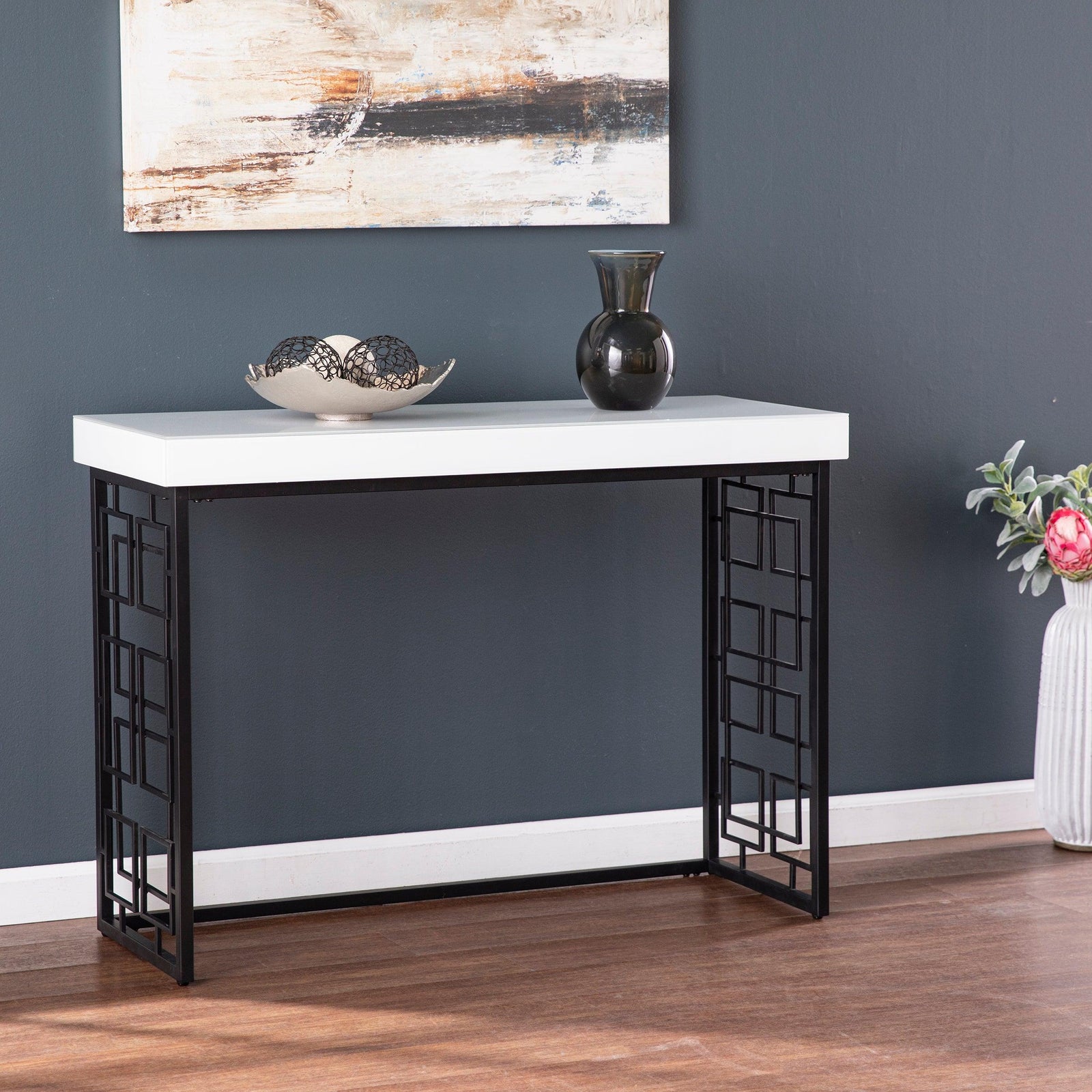 SEI Furniture Mavden Contemporary Console Table CONSOLE TABLES