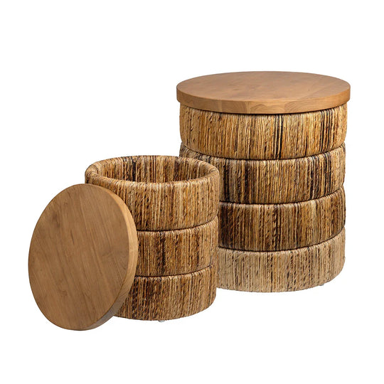 Crestview Collection Choco Storage Tables ACCENT TABLES