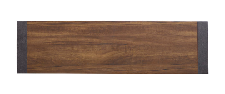 Jensen Tavern Brown Double Drawer Dresser With Paper Mirror - B6306-2248