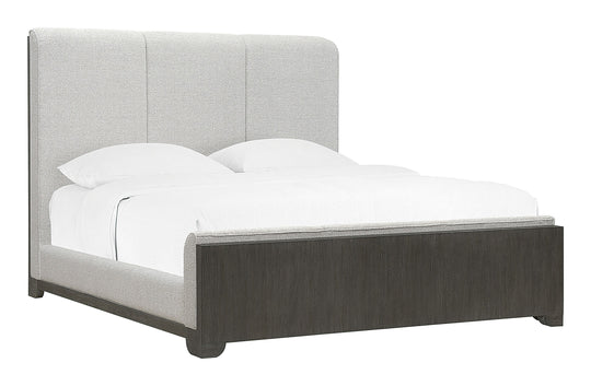 Anderson Park Moose Trail And Frontier Brown Queen Upholstered Bed - P402-BR-K1