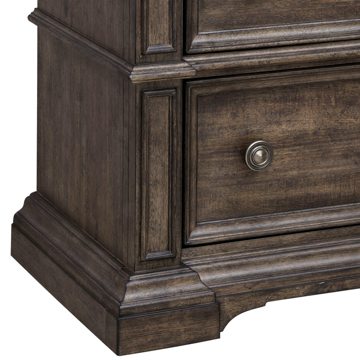 Woodbury Two Drawer Nightstand with USB - AmericanHomeFurniture