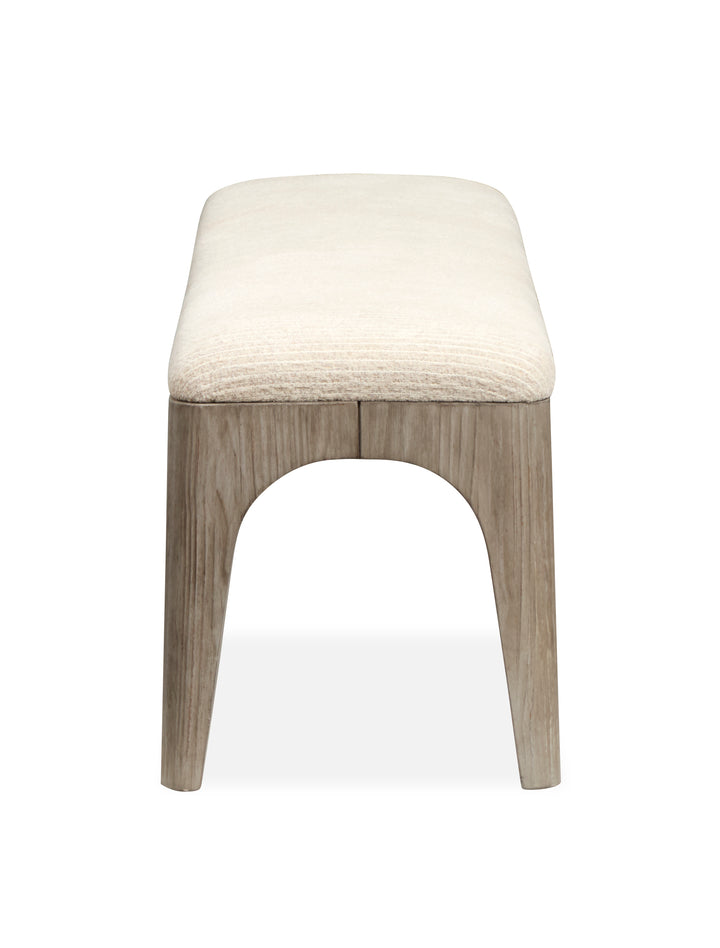 Braelyn Dorian Grey Long Bench - D5874-68