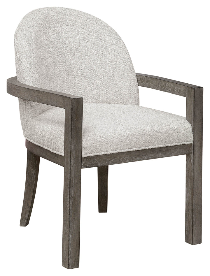 Anderson Park Moose Trail And Frontier Brown Upholstered Host Chair - P402275