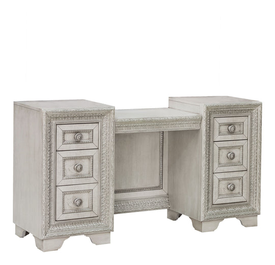 Camila Creamy White 7 Drawer Vanity - P269134S