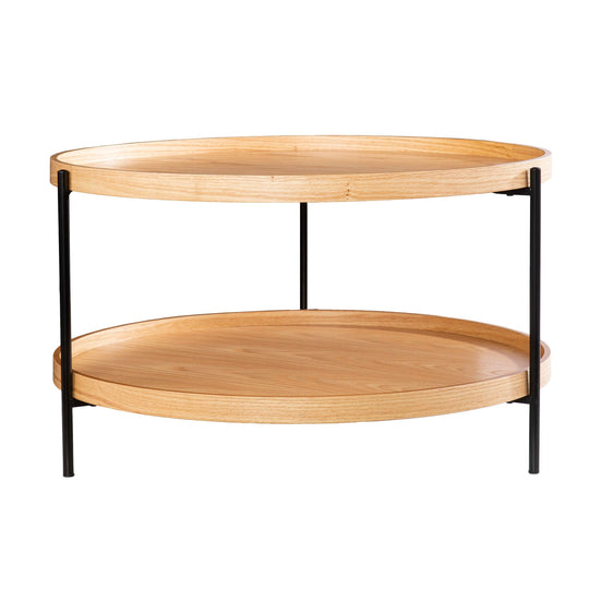 SEI Furniture Verlington Round Cocktail Table - Natural COFFEE TABLES