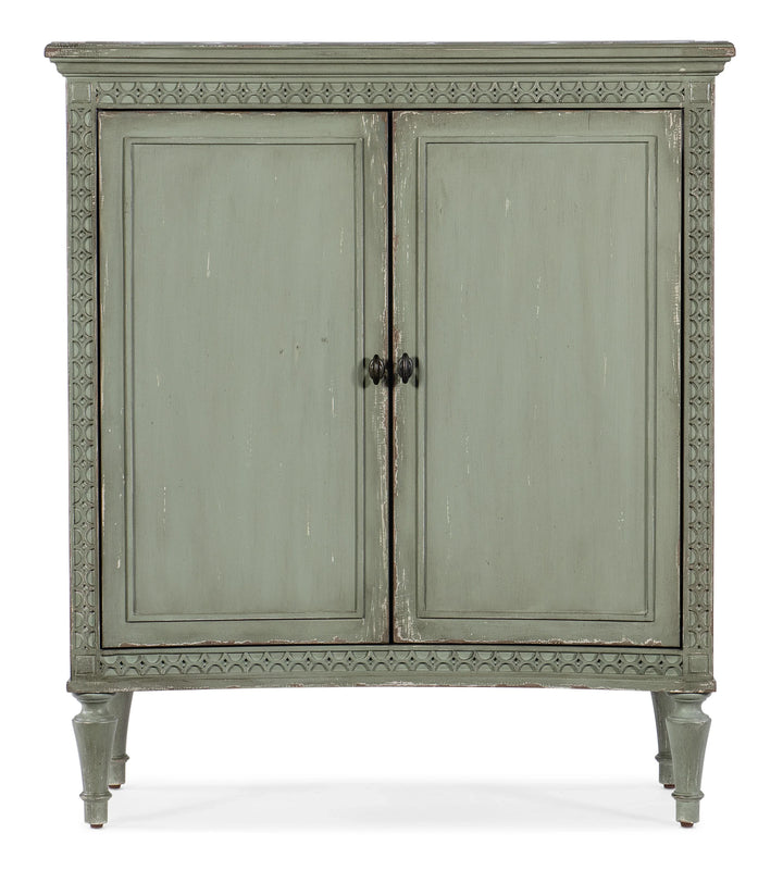 15.00"D x 32.75"W x 38.00"H/Verdigris Green