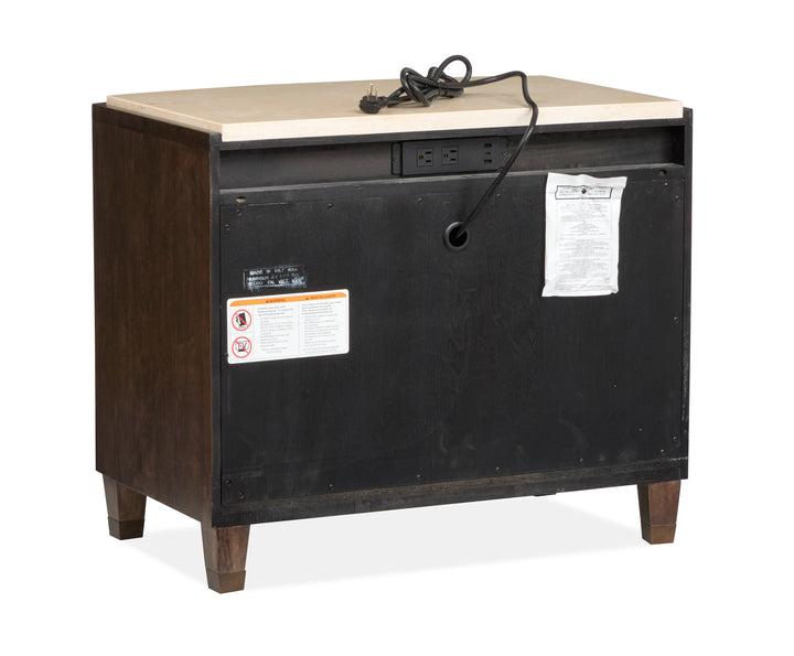 Rowan Espresso Door Nightstand - B5769-03
