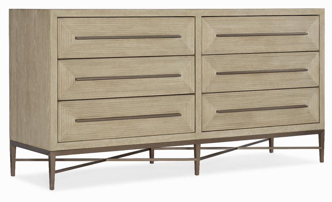 American Home Furniture | Hooker Furniture - Cascade Six-Drawer Dresser 2