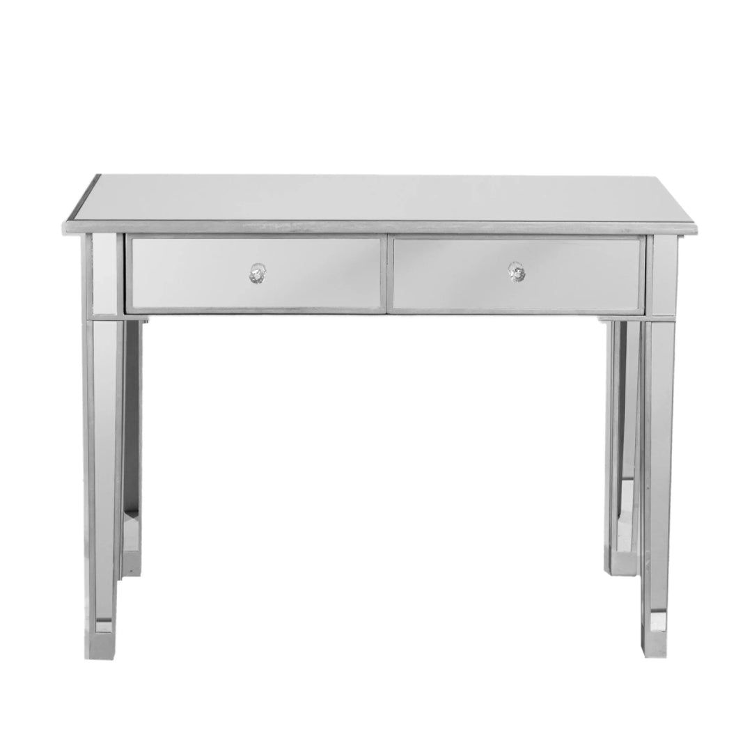 Mirage Mirrored 2-Drawer Console Table - AmericanHomeFurniture