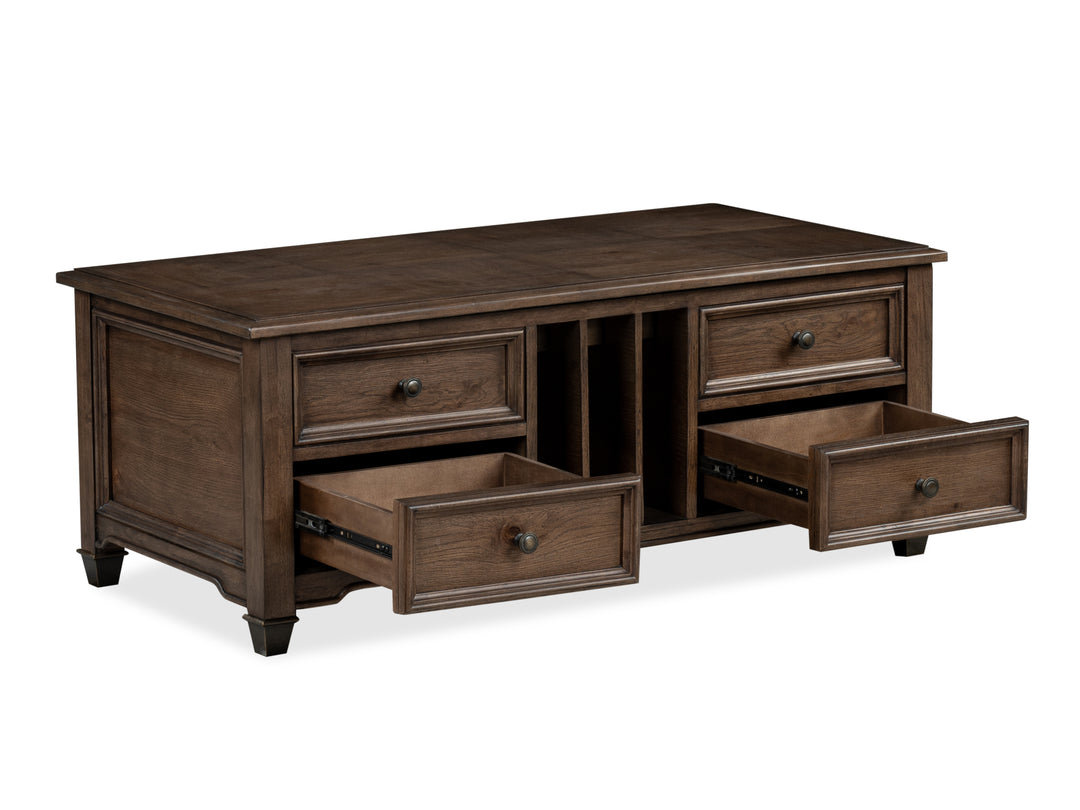 Cormac Brown Lift Top Storage Cocktail Table - T6589-50