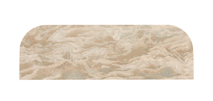 Mcpherson Burnt Umber Demilune Sofa Table - T6351-75