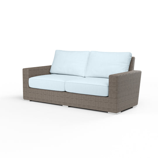 Coronado Loveseat in Canvas Skyline w/ Self Welt