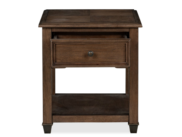 Cormac Brown Rectangular End Table - T6589-03